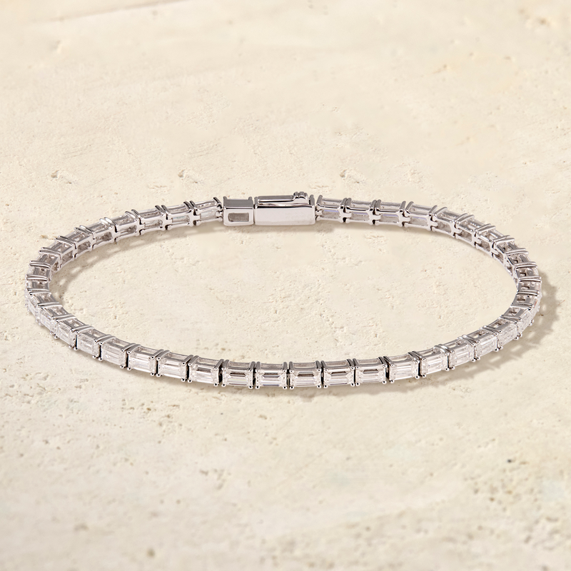 Amara Baguette Tennis Bracelet