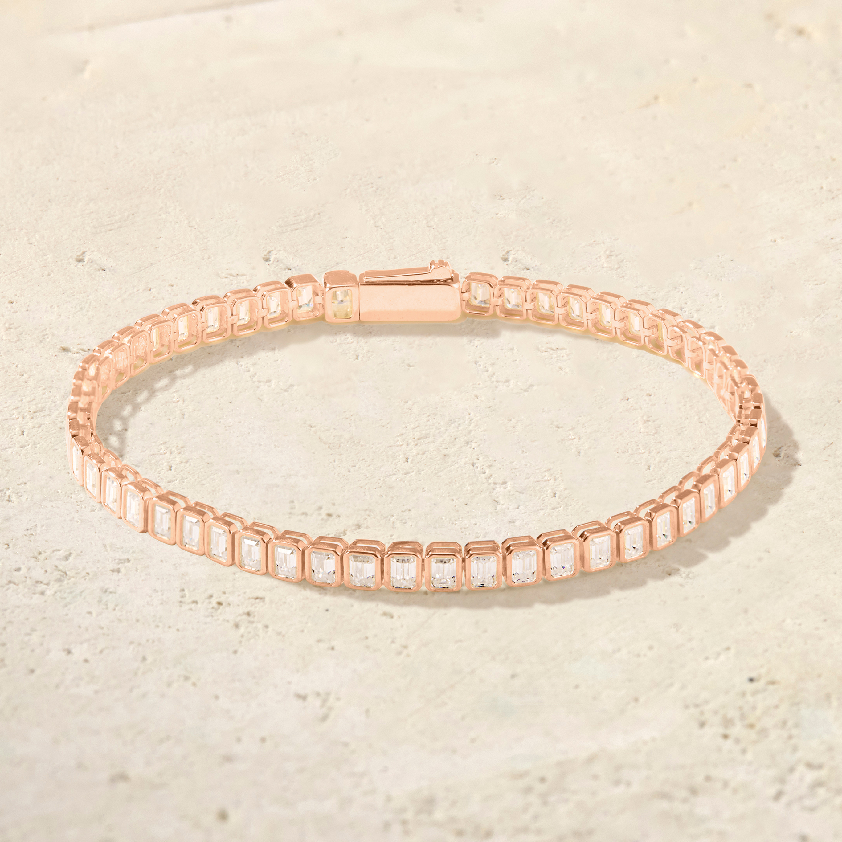 Virelle Emerald-Cut Tennis Bracelet