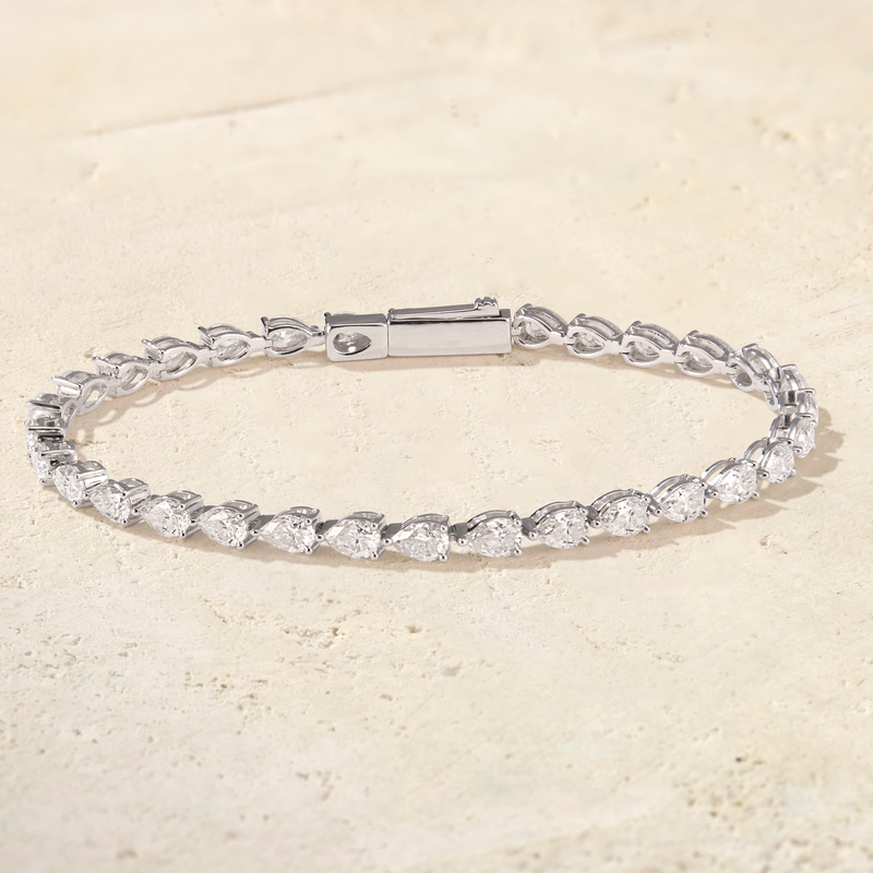 Amara Pear Tennis Bracelet