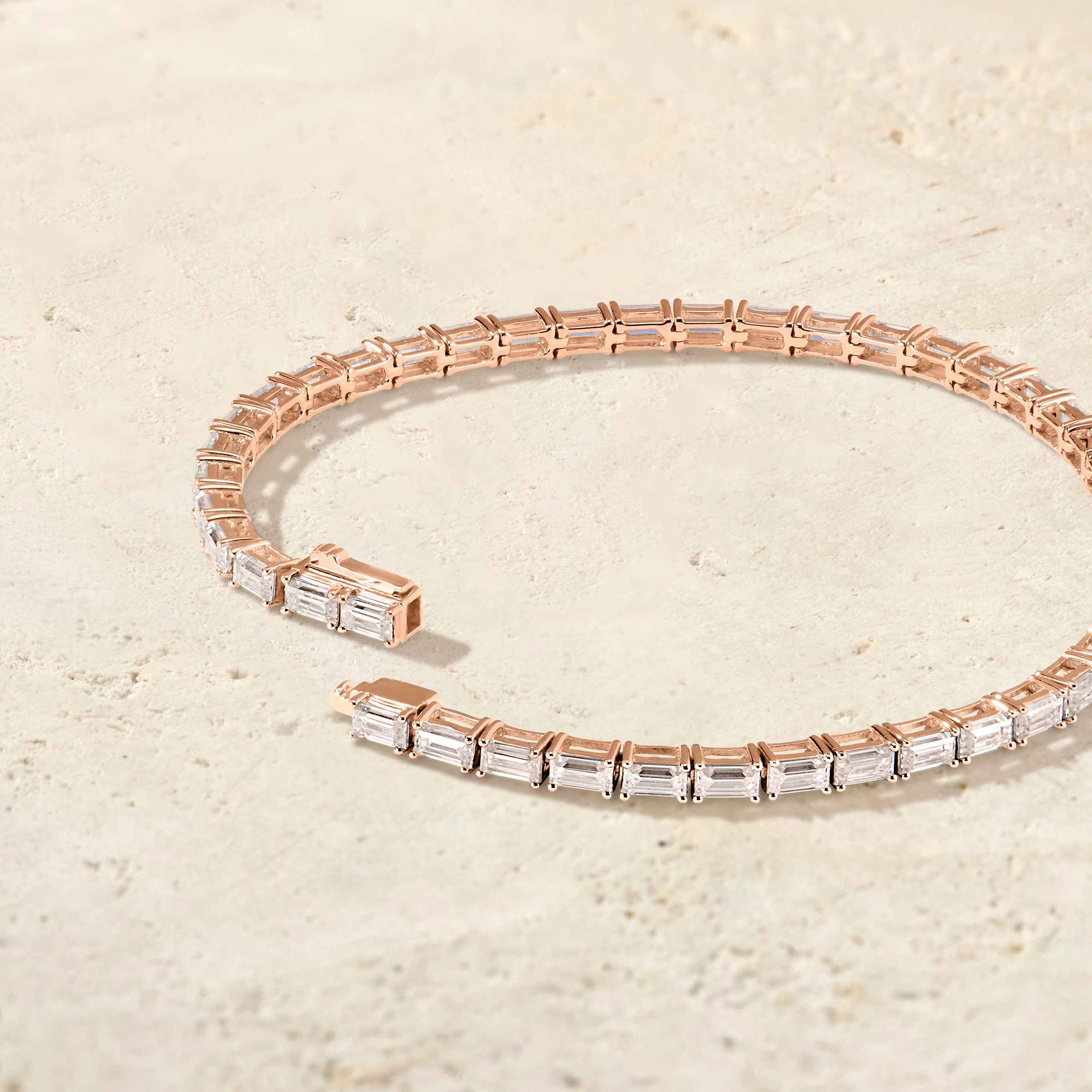 Amara Baguette Tennis Bracelet