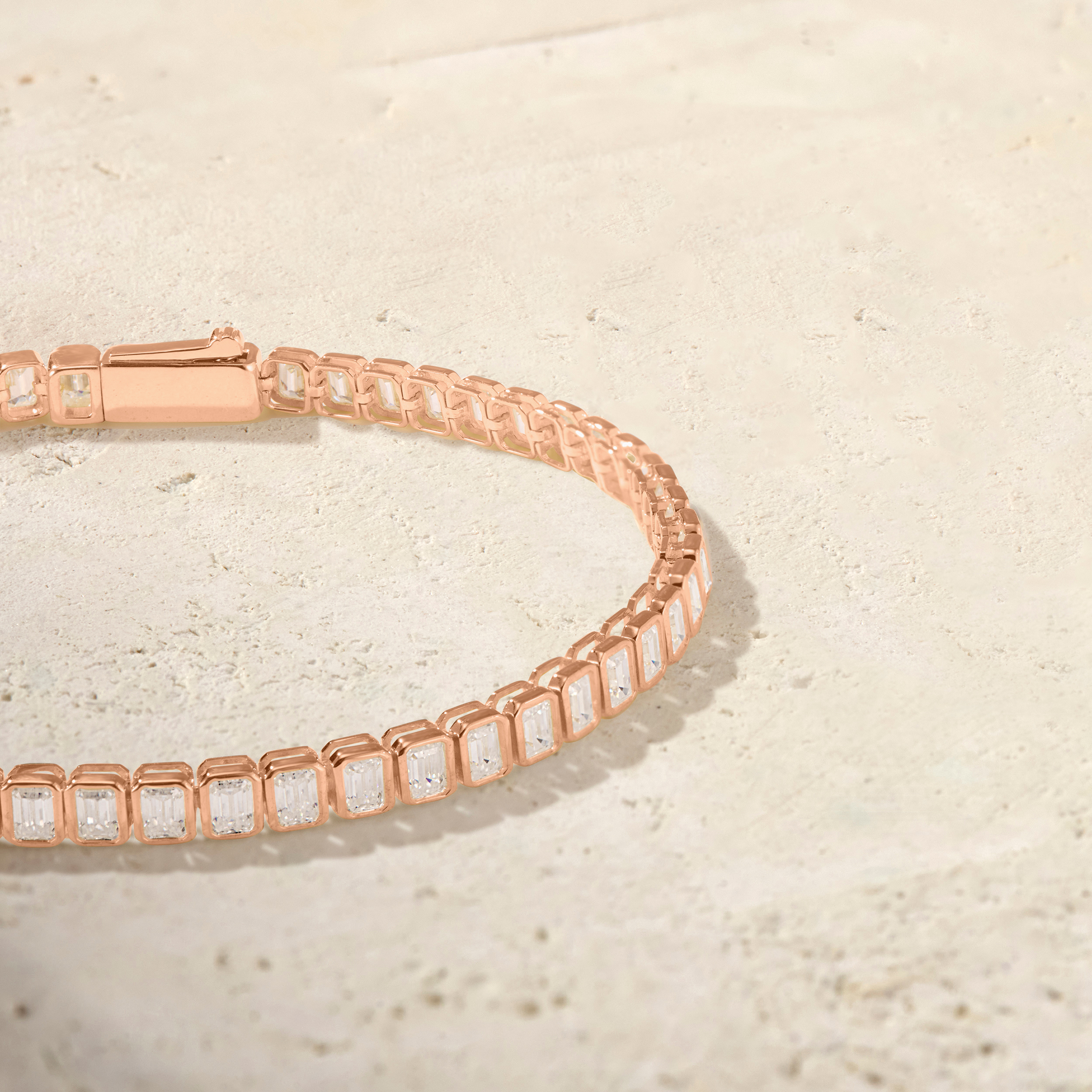 Virelle Emerald-Cut Tennis Bracelet