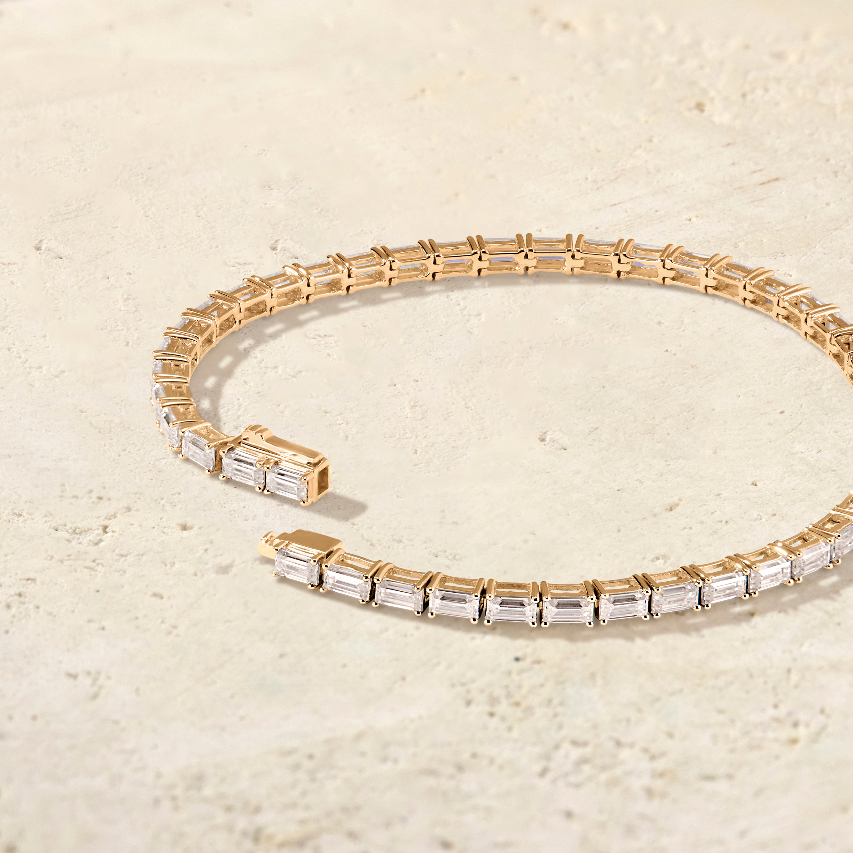 Amara Baguette Tennis Bracelet
