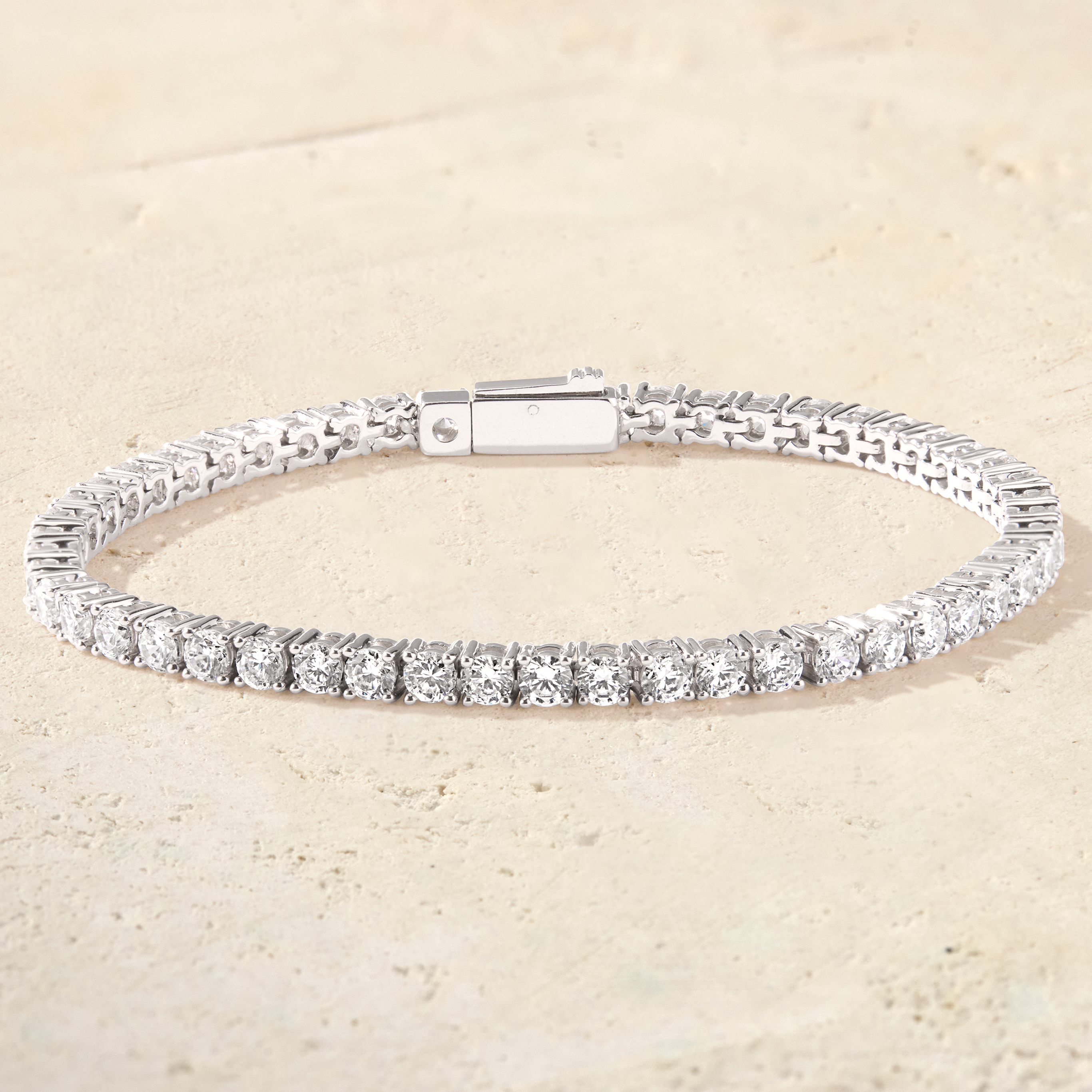 Amara Bare Round Tennis Bracelet
