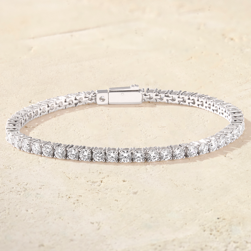 Amara Bare Round Tennis Bracelet