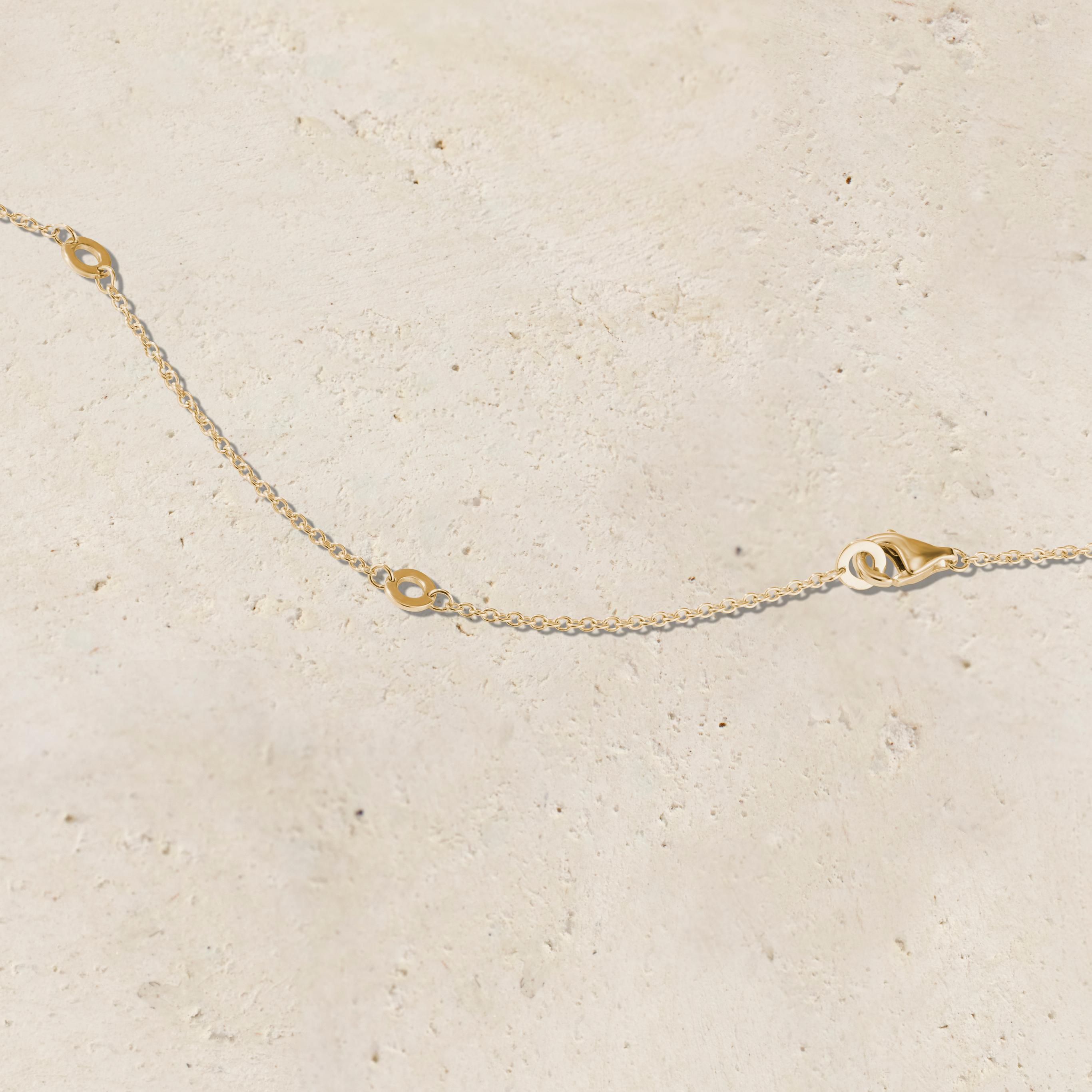 Virelle Round Solitaire Bezel Diamond Necklace