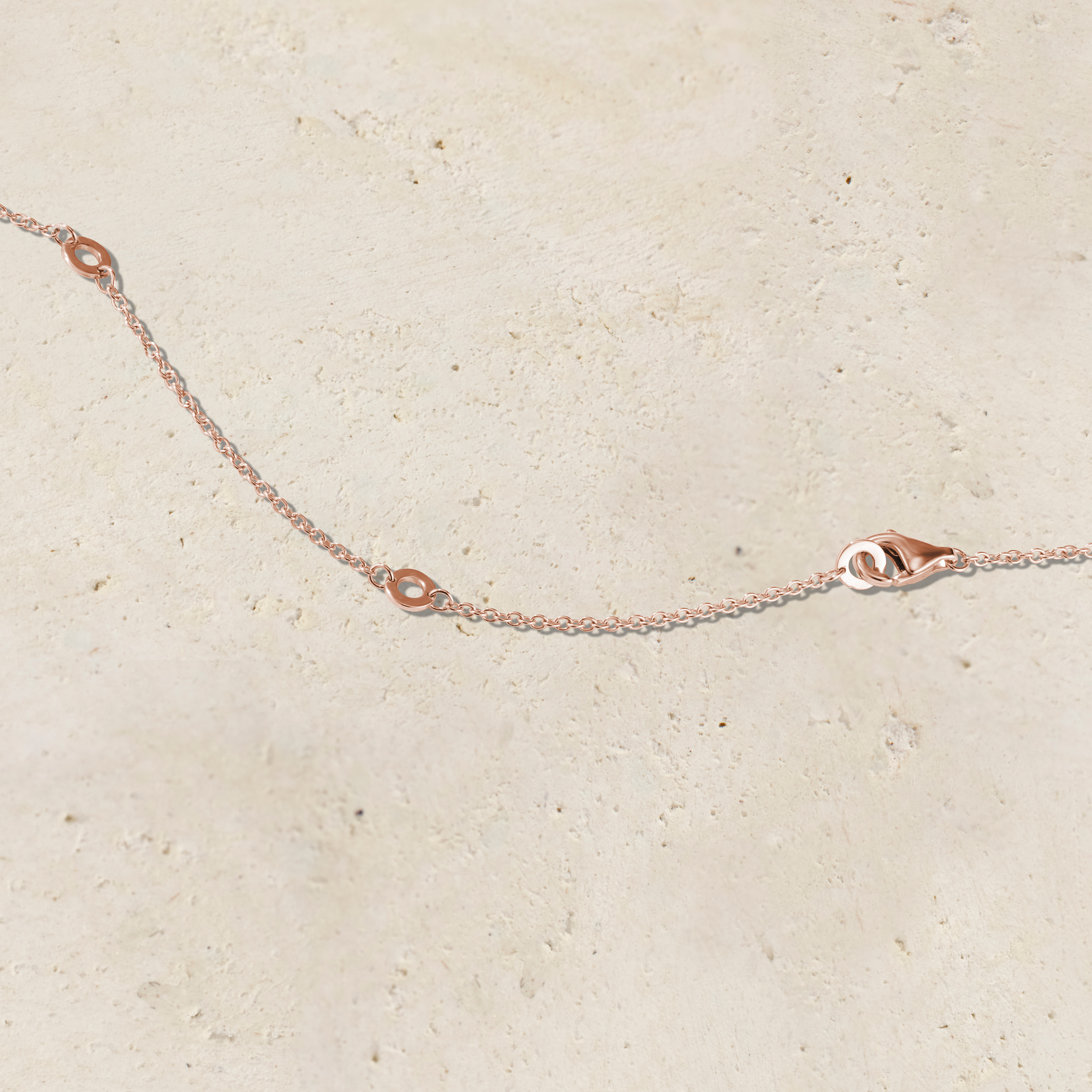 Virelle Round Solitaire Bezel Diamond Necklace