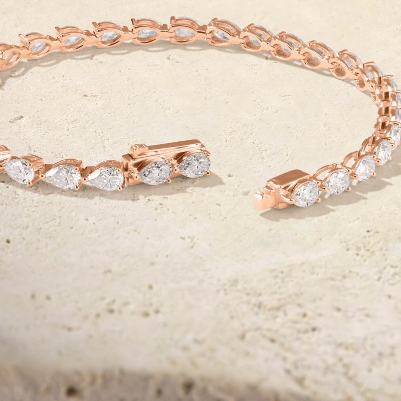 Amara Pear Tennis Bracelet