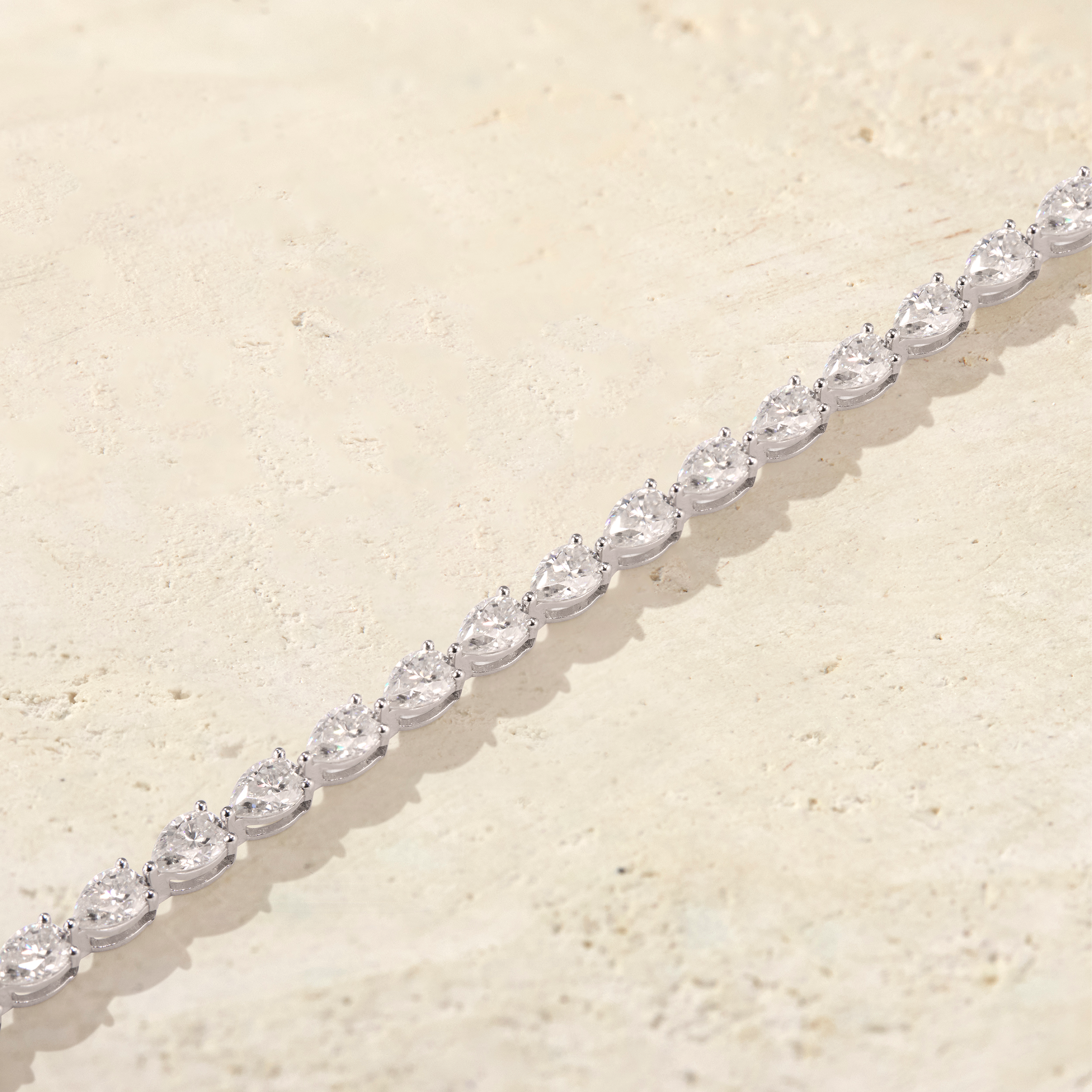 Amara Pear Tennis Bracelet