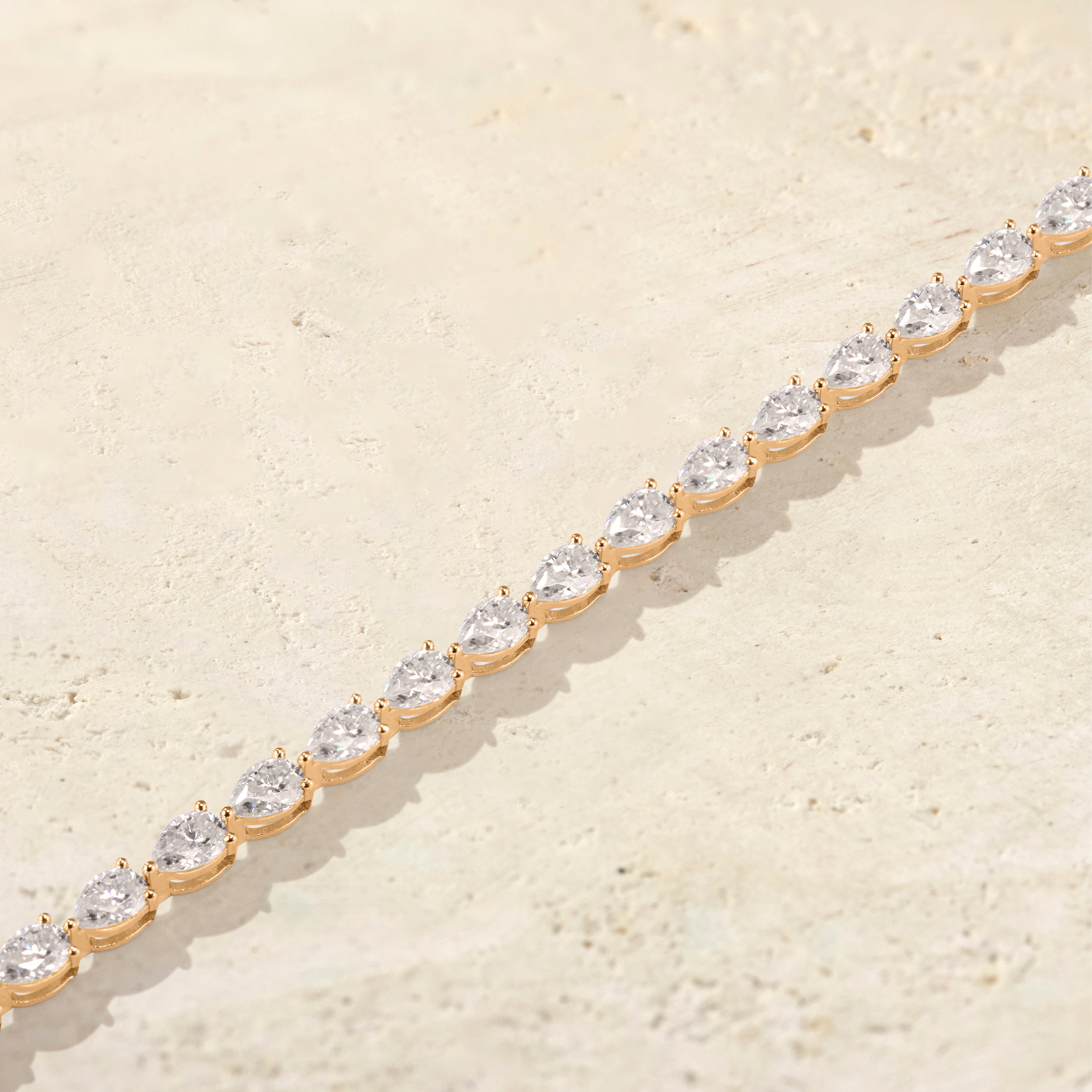 Amara Pear Tennis Bracelet