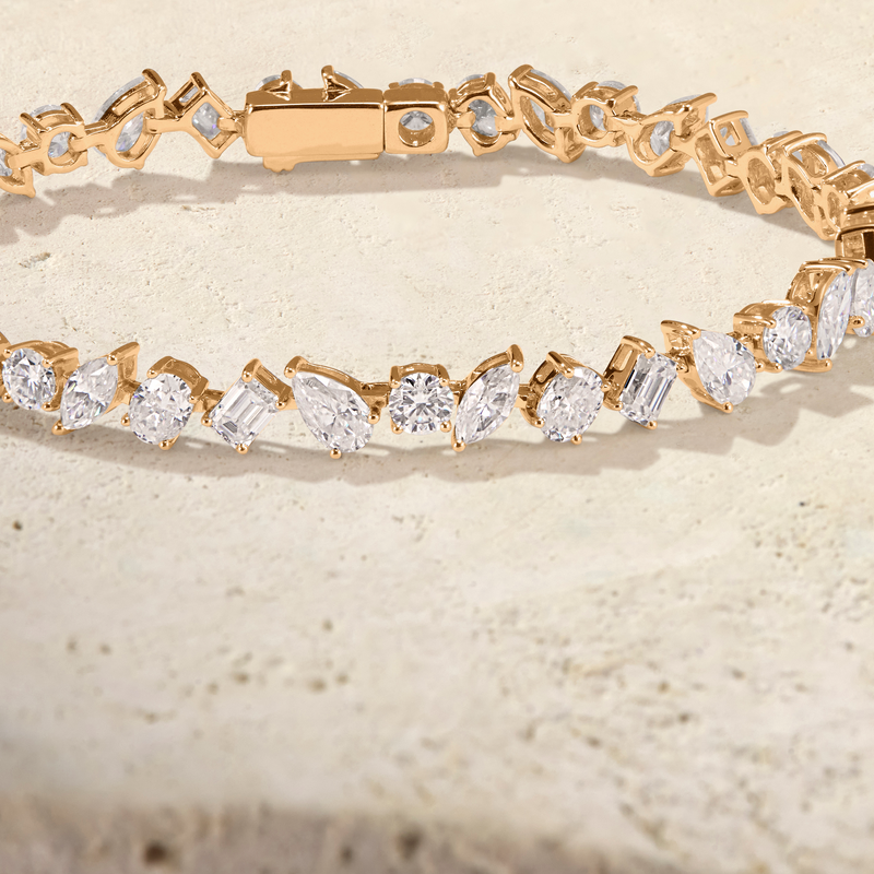 Amara Multi-Shaped Tennis Bracelet