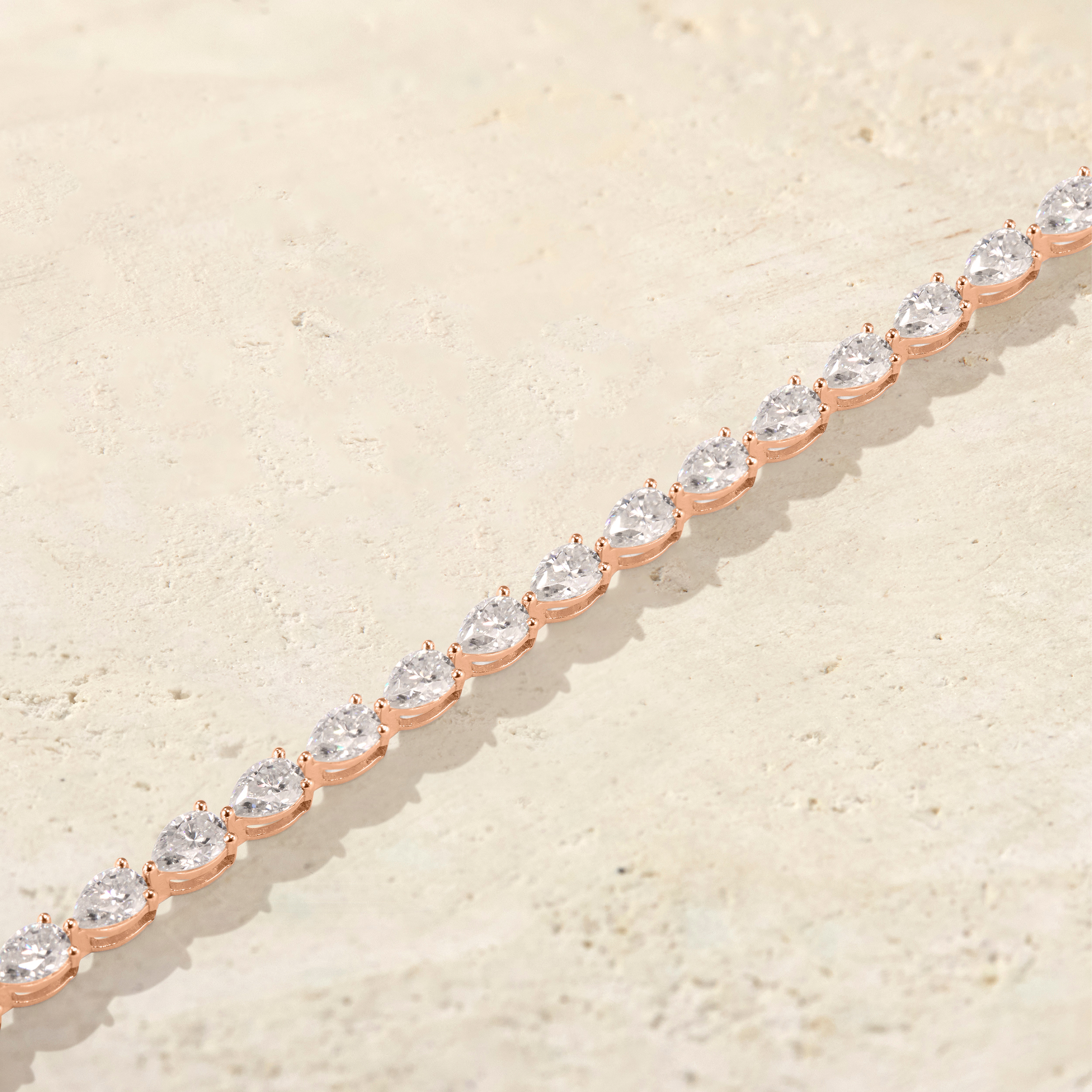 Amara Pear Tennis Bracelet