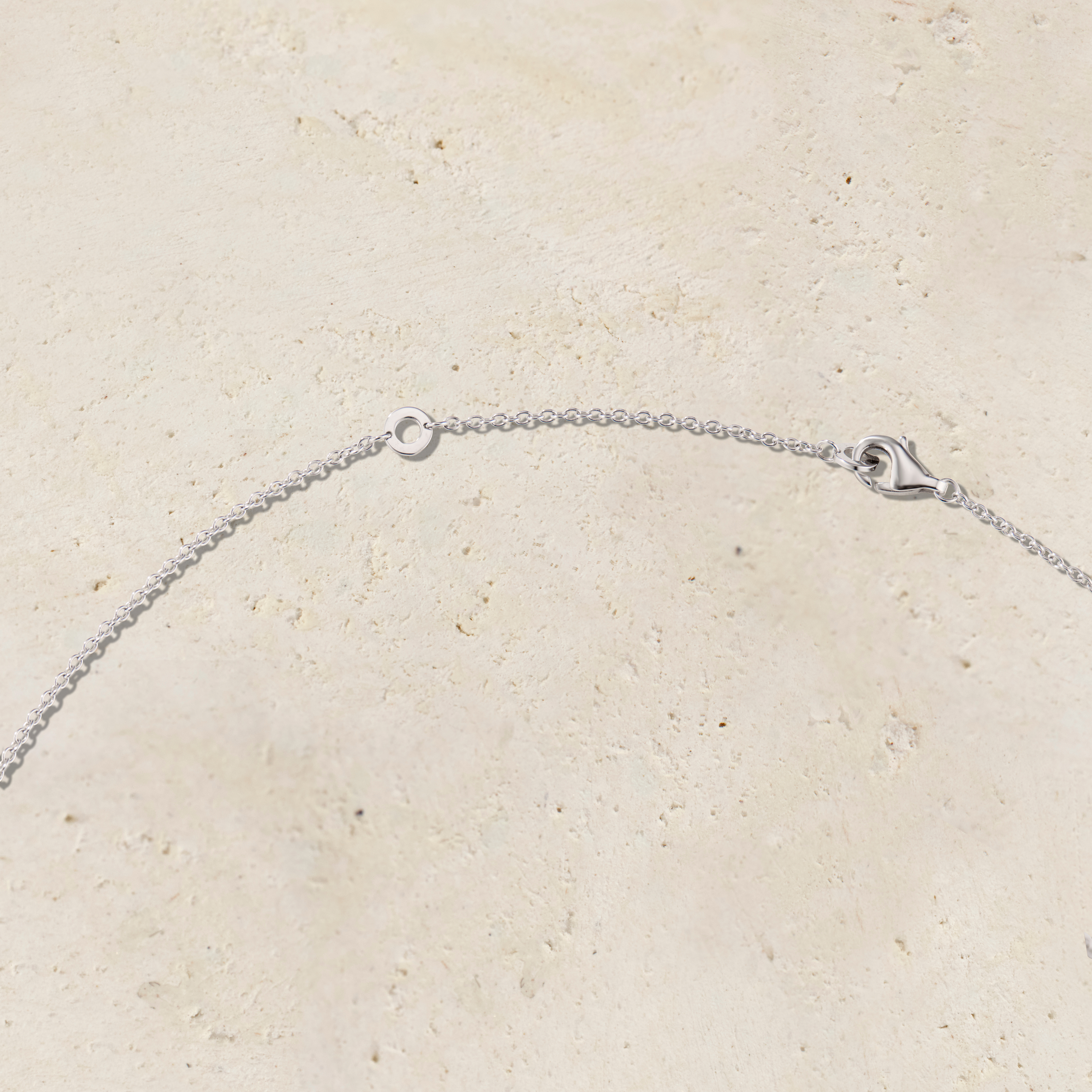 Virelle Round Bezel Station Necklace