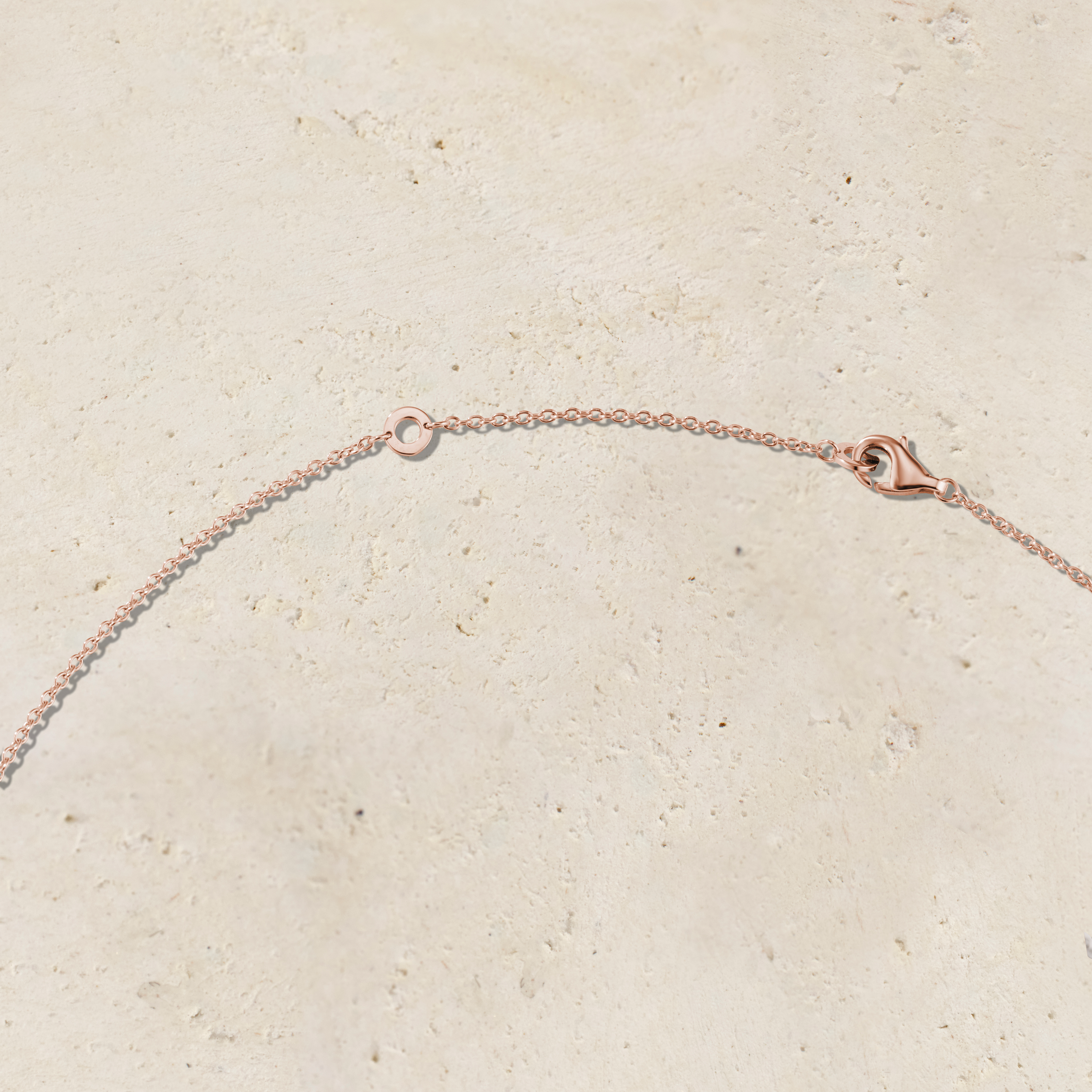 Virelle Round Bezel Station Necklace