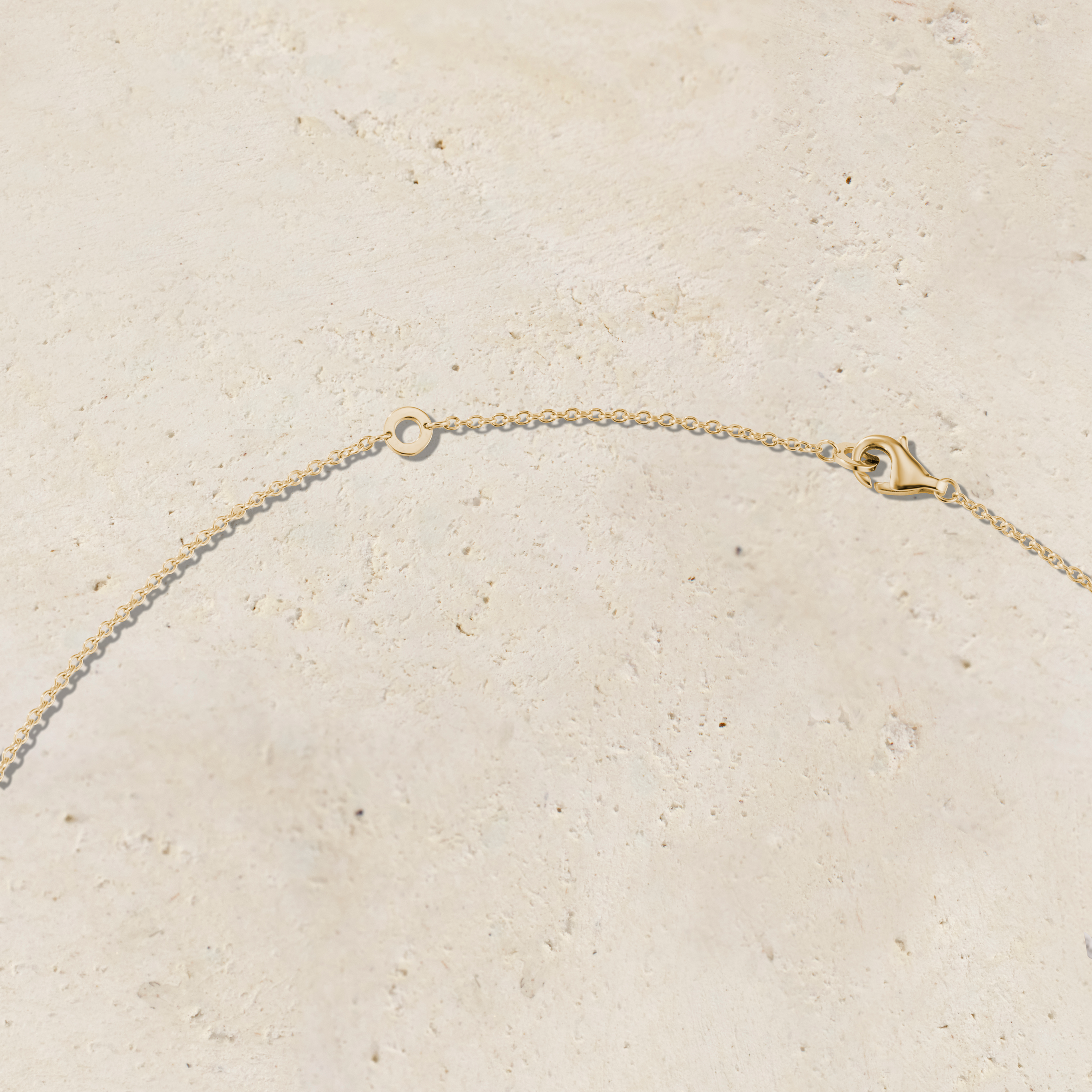 Virelle Round Bezel Station Necklace