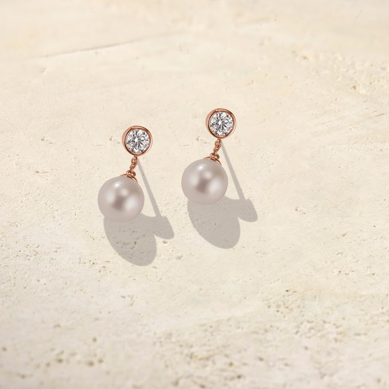 Sora Drop Pearl Earrings