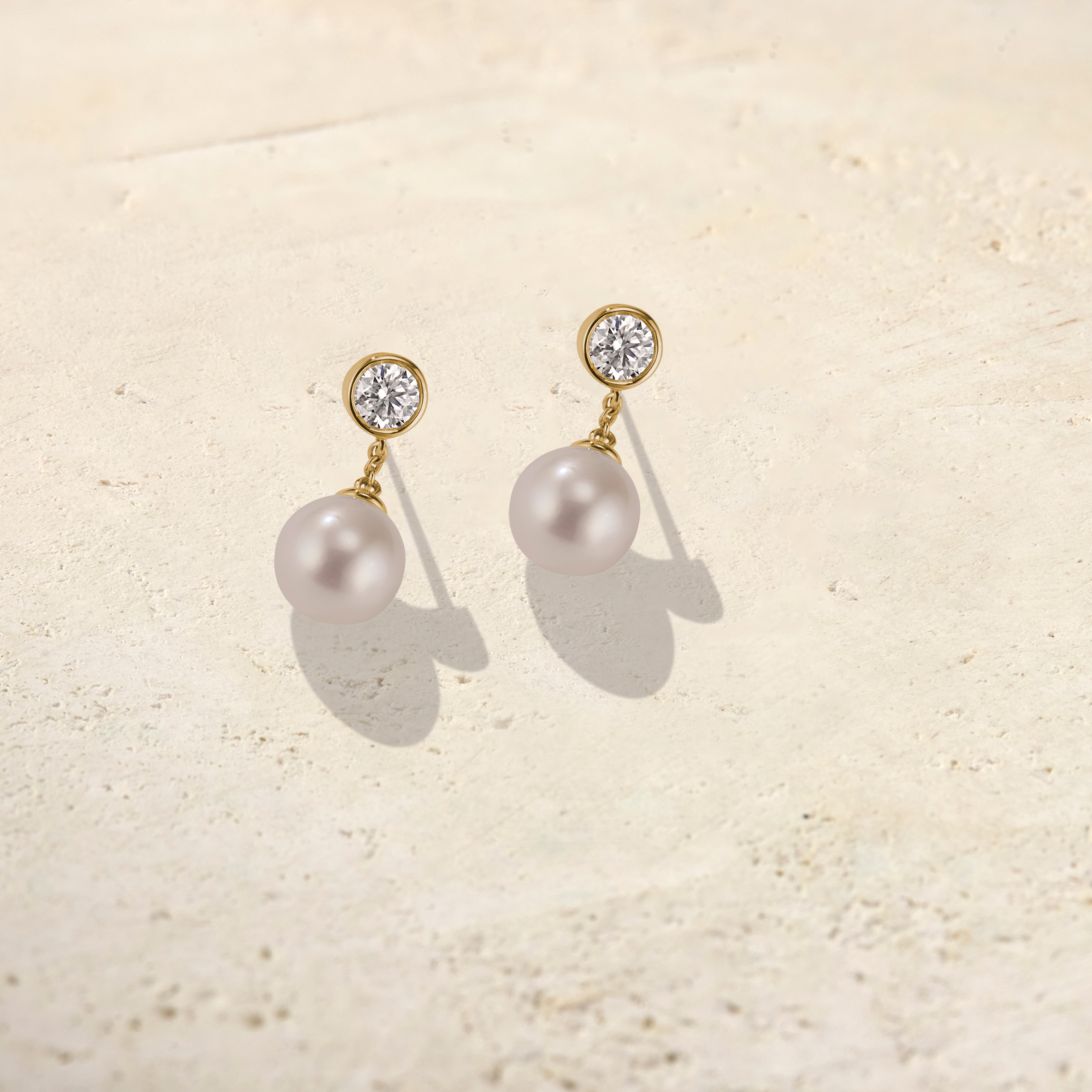 Sora Drop Pearl Earrings
