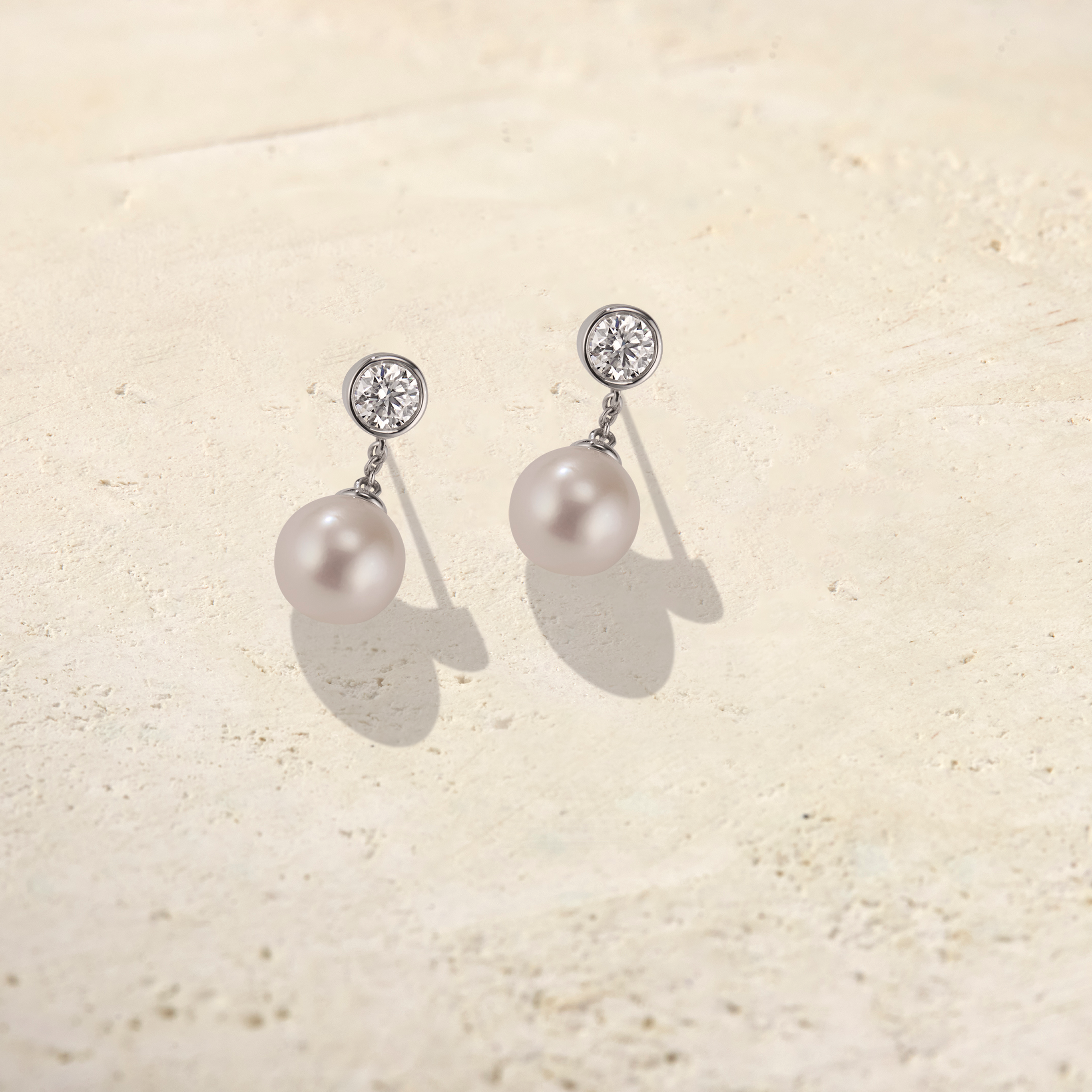 Sora Drop Pearl Earrings