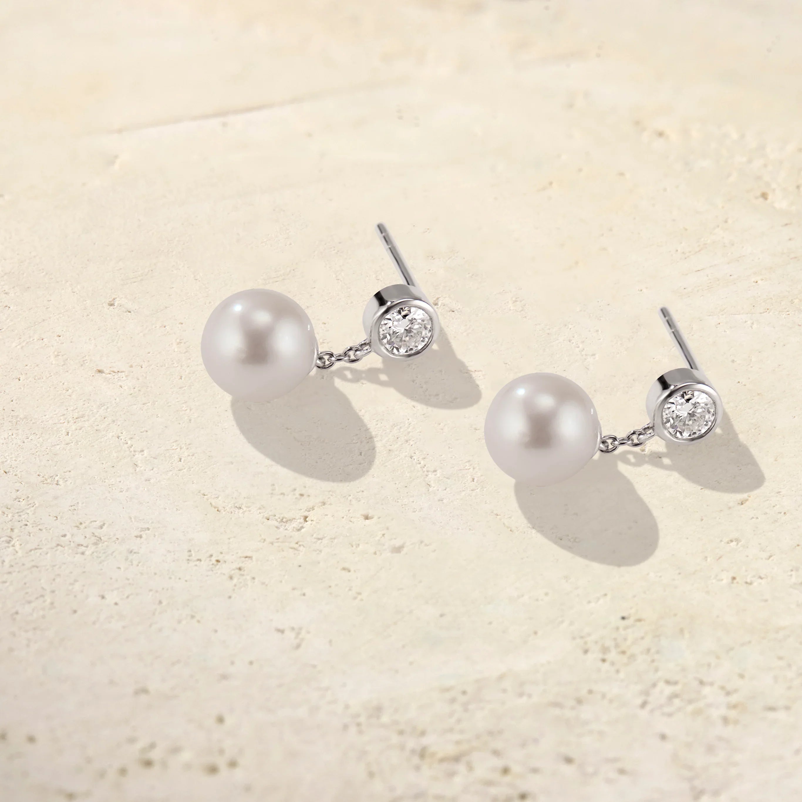 Sora Drop Pearl Earrings