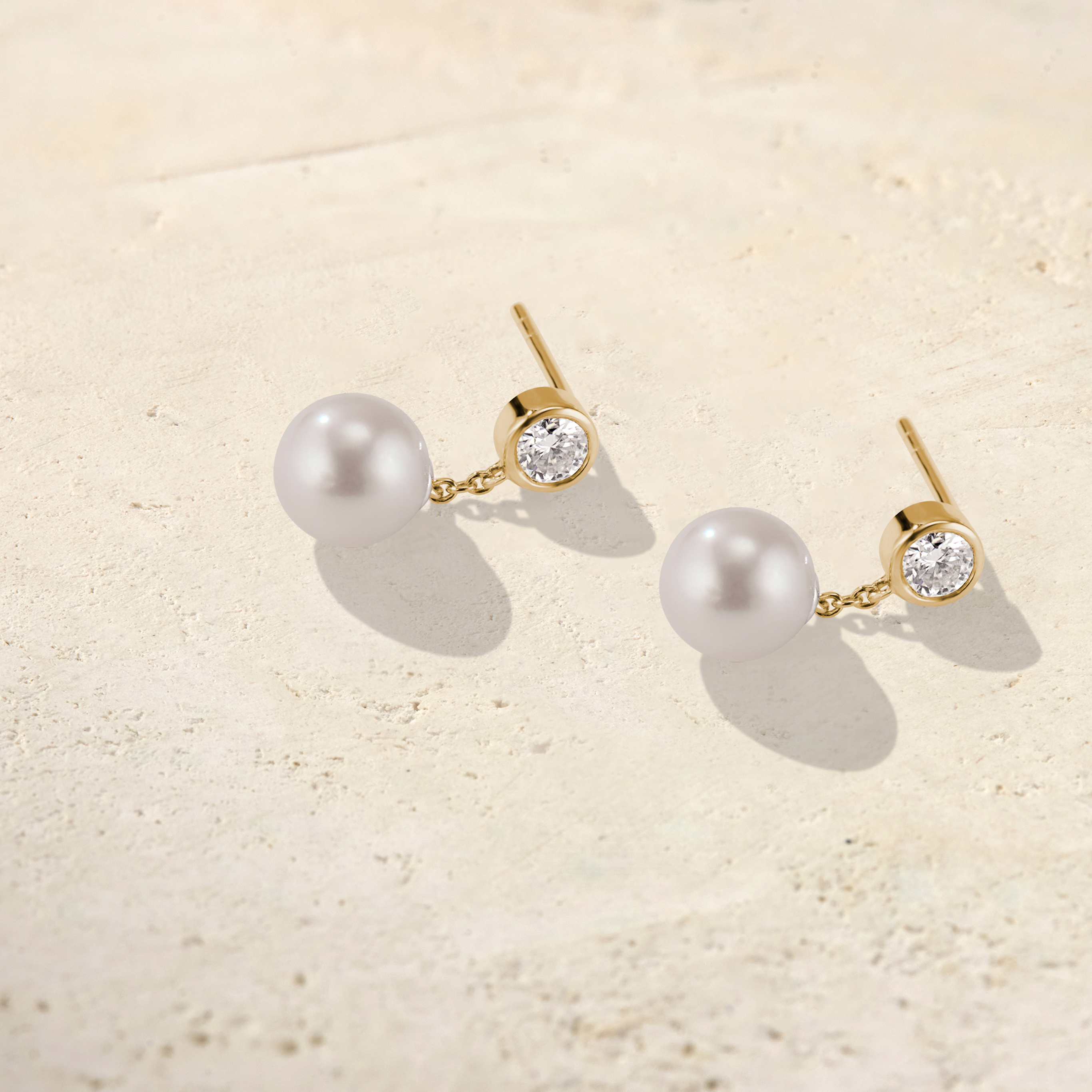 Sora Drop Pearl Earrings