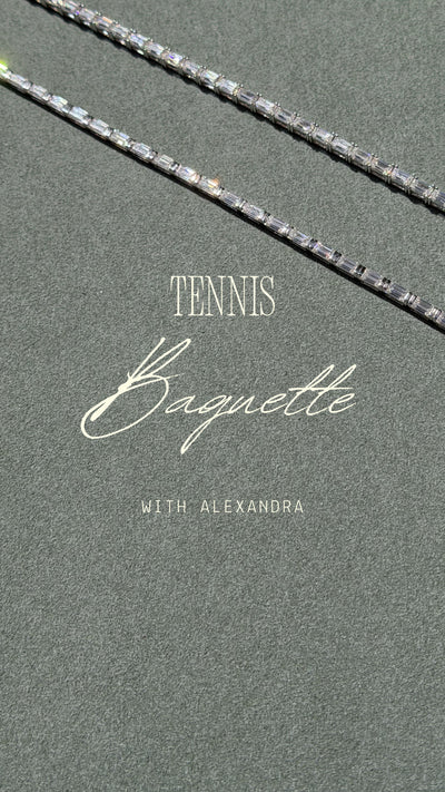 Amara Baguette Tennis Bracelet video thumbnail