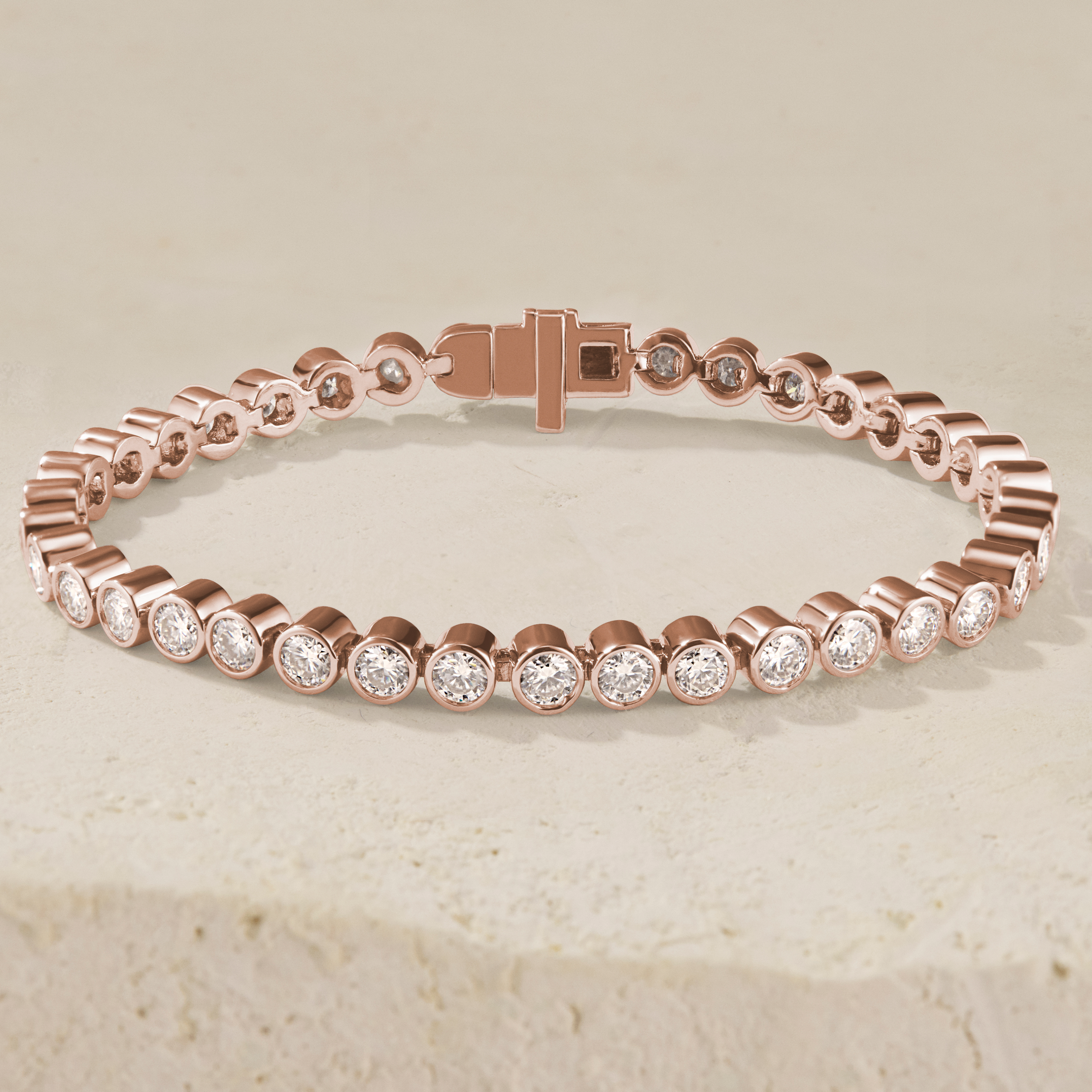 Virelle Round Bezel Tennis Bracelet