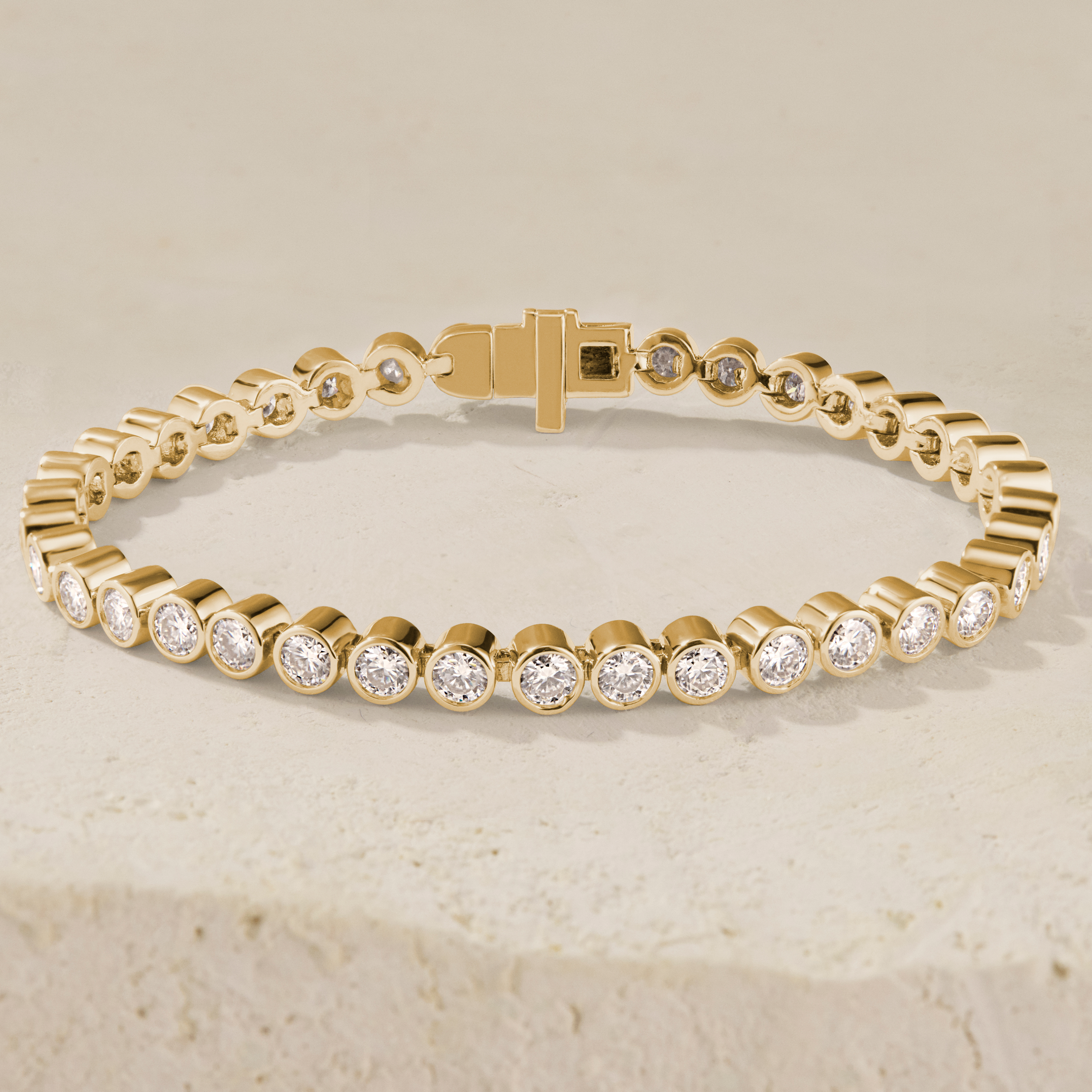 Virelle Round Bezel Tennis Bracelet