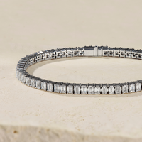 Amara Emerald-Cut Tennis Bracelet