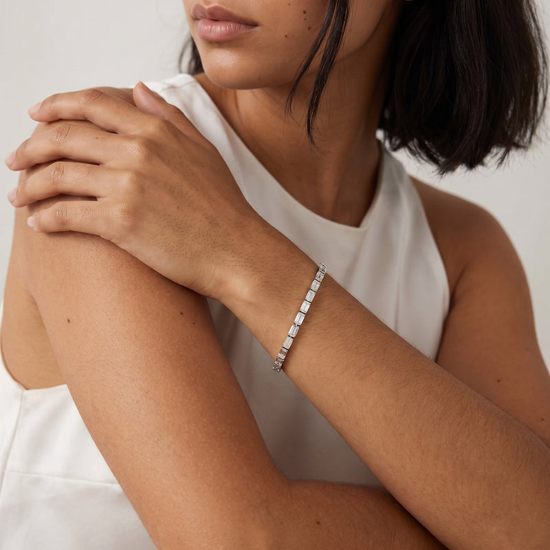 Canella Baguette Tennis Bracelet